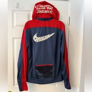 Nike Gyakusou Red and Blue Windbreaker Jacket